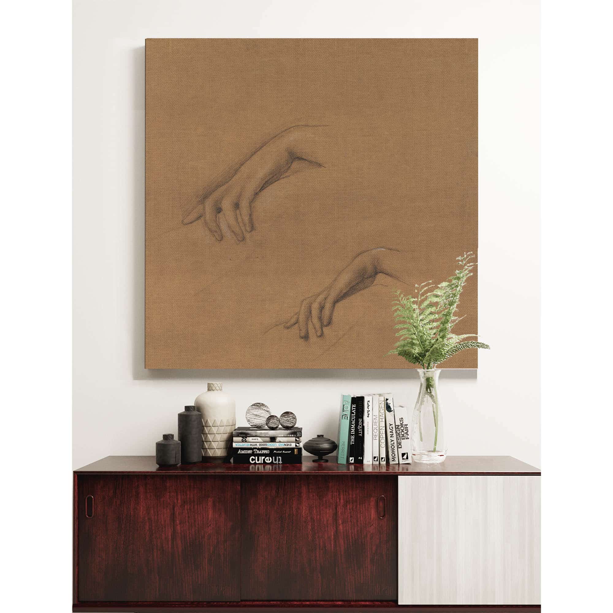 Studies For A Hand In The Godhead Fires by Sir Edward Coley Burne Jones