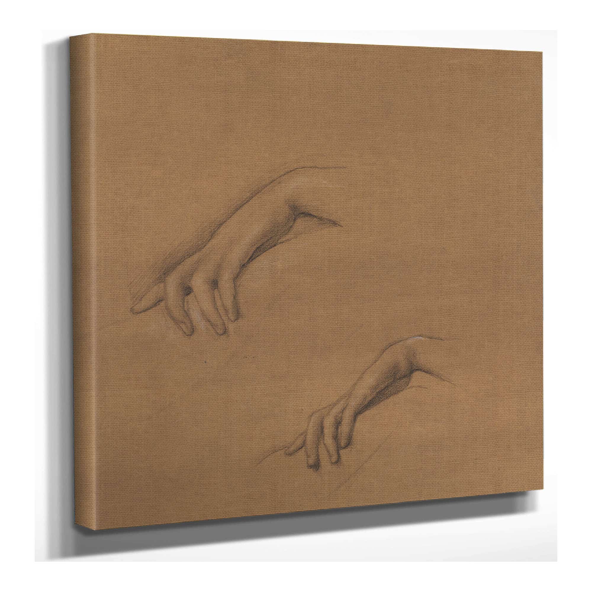 Studies For A Hand In The Godhead Fires by Sir Edward Coley Burne Jones