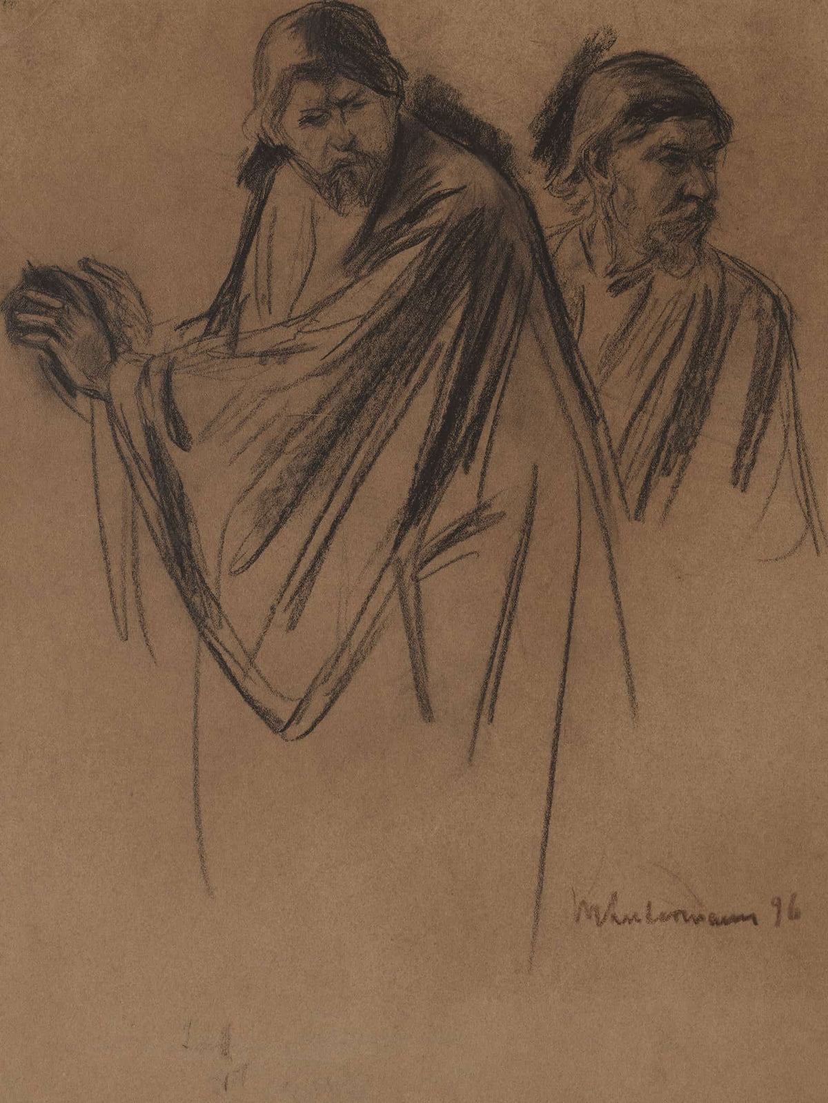 Studies For Saint Paul On The Way To Damascus by Max Liebermann