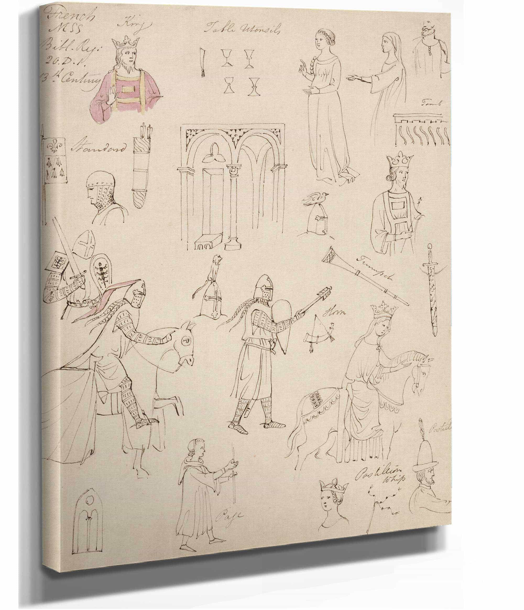 Studies From A Fench Mss Bible Register by Robert Smirke