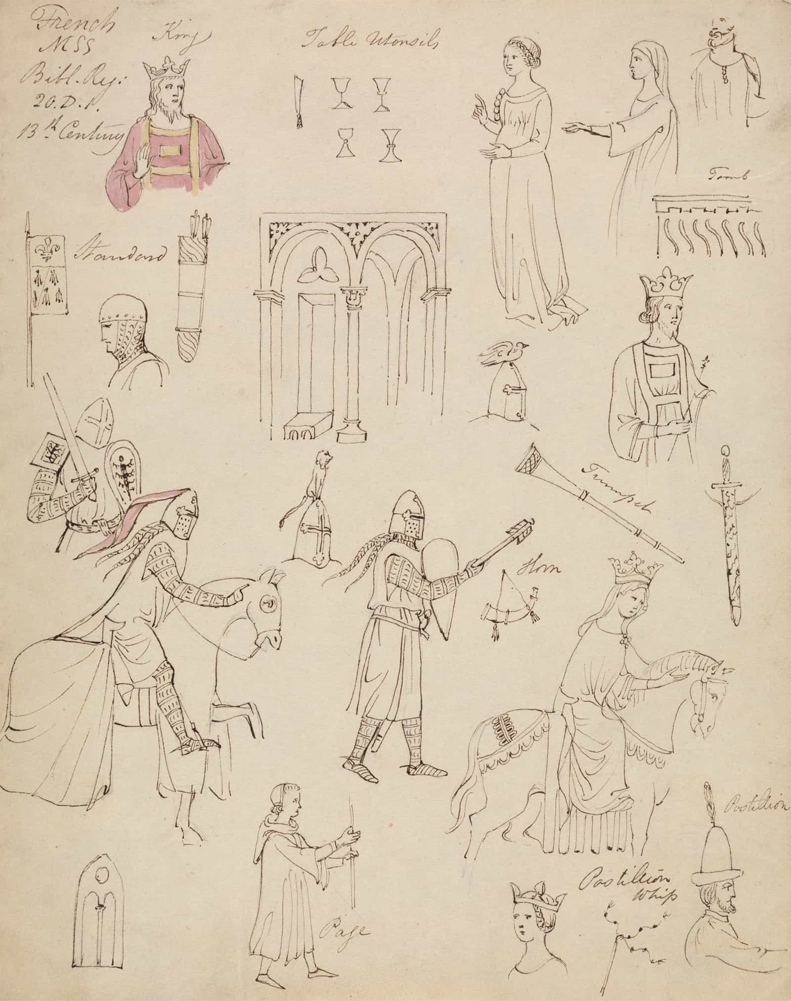 Studies From A Fench Mss Bible Register by Robert Smirke