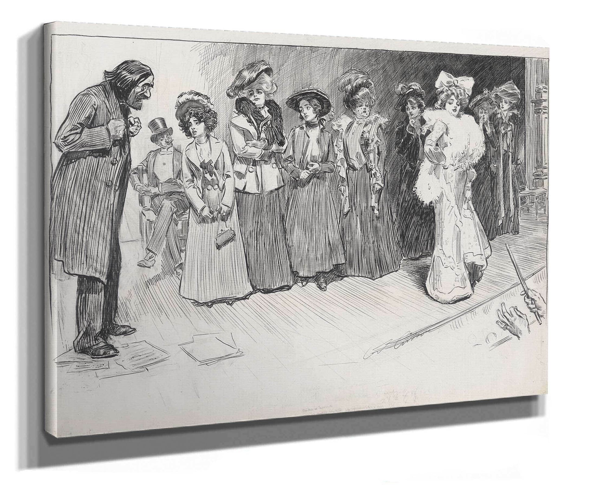 Studies In Expression The Author And The Soubrette by Charles Dana Gibson