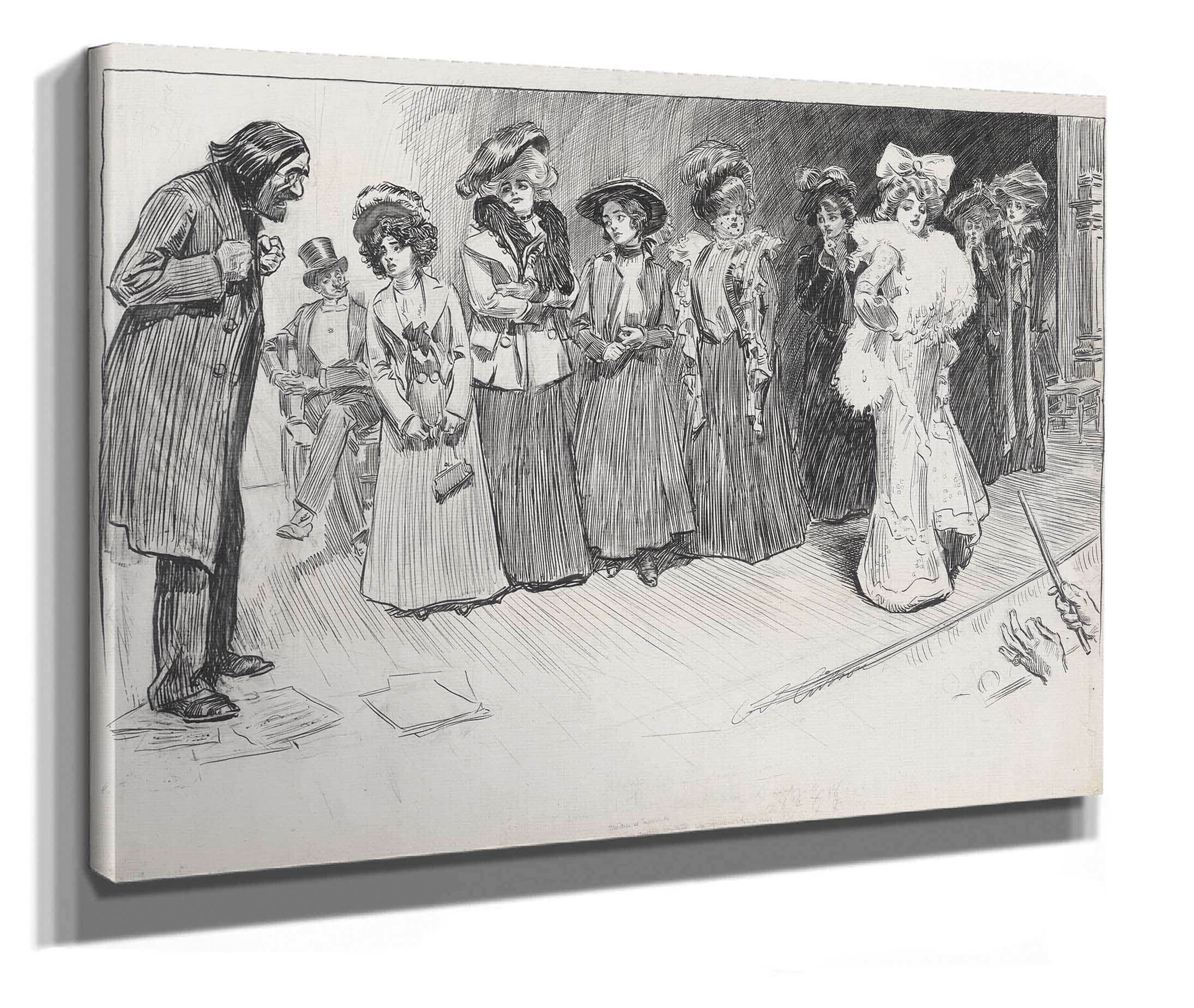 Studies In Expression The Author And The Soubrette by Charles Dana Gibson