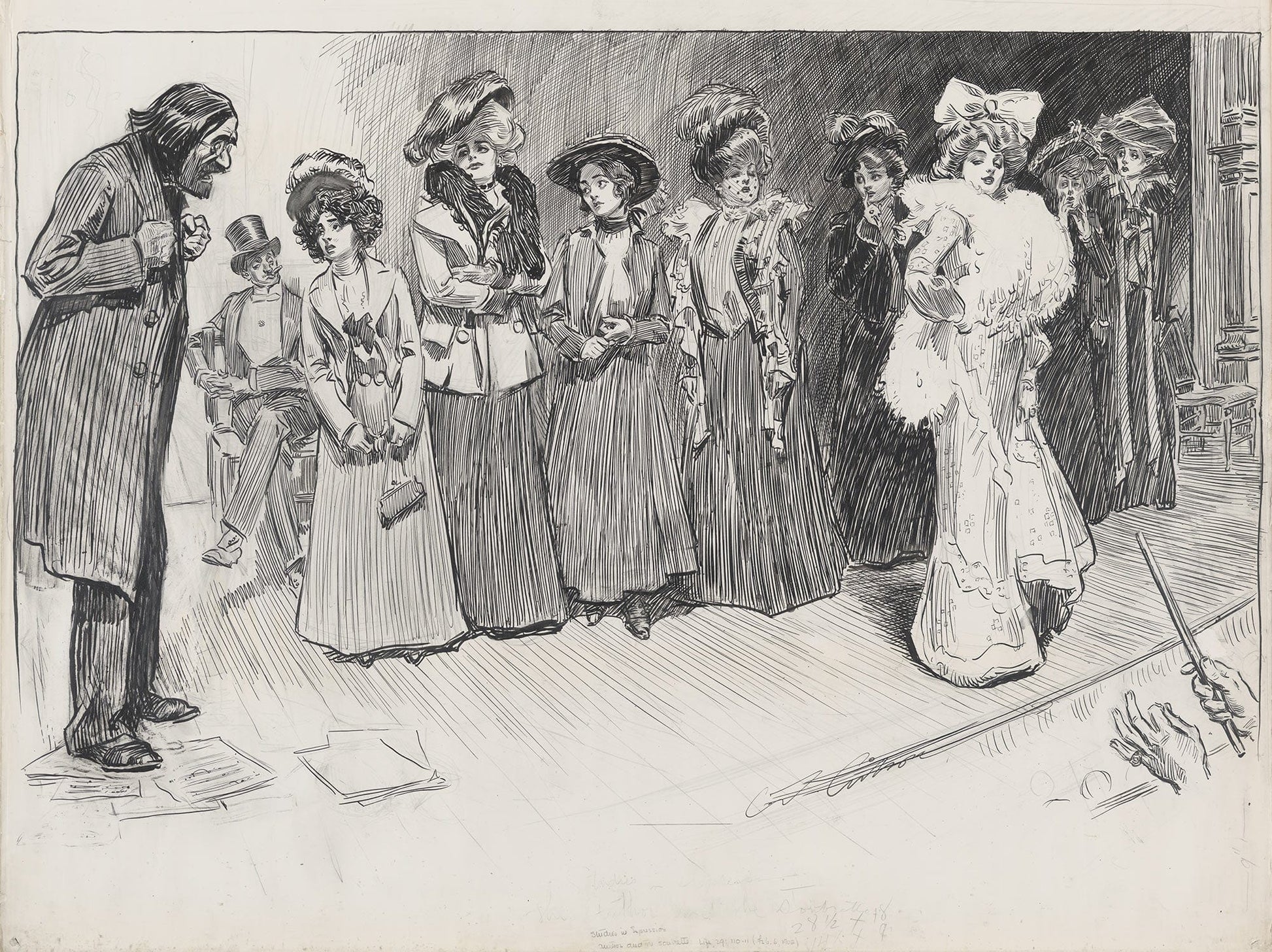 Studies In Expression The Author And The Soubrette by Charles Dana Gibson