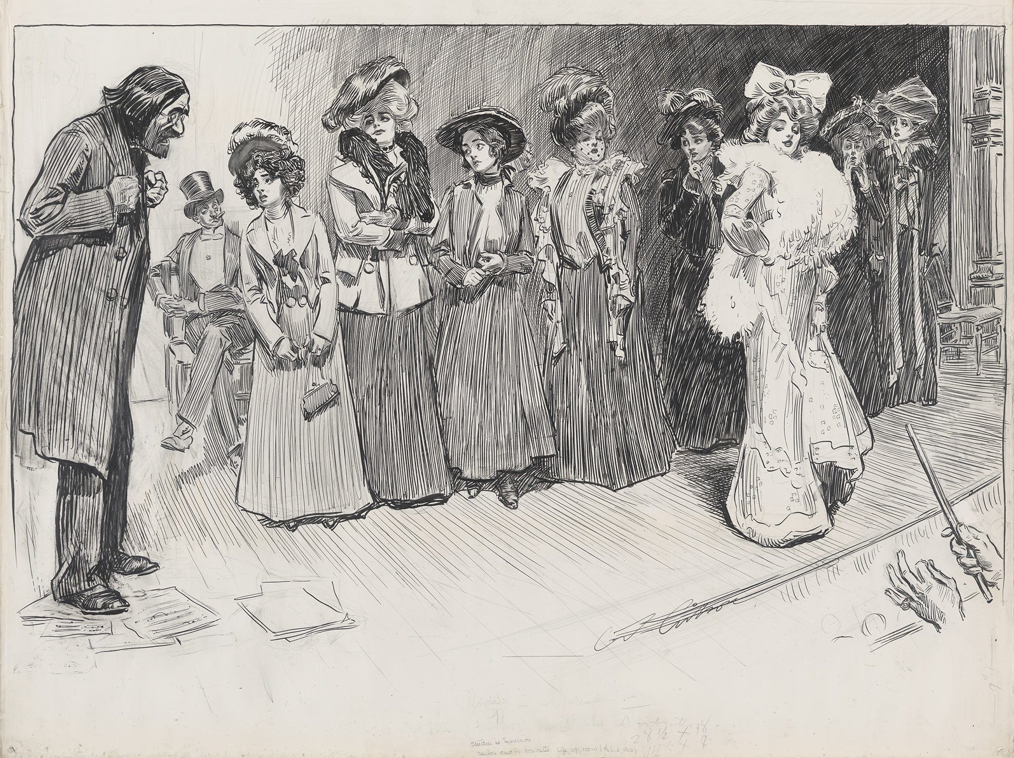 Studies In Expression The Author And The Soubrette by Charles Dana Gibson