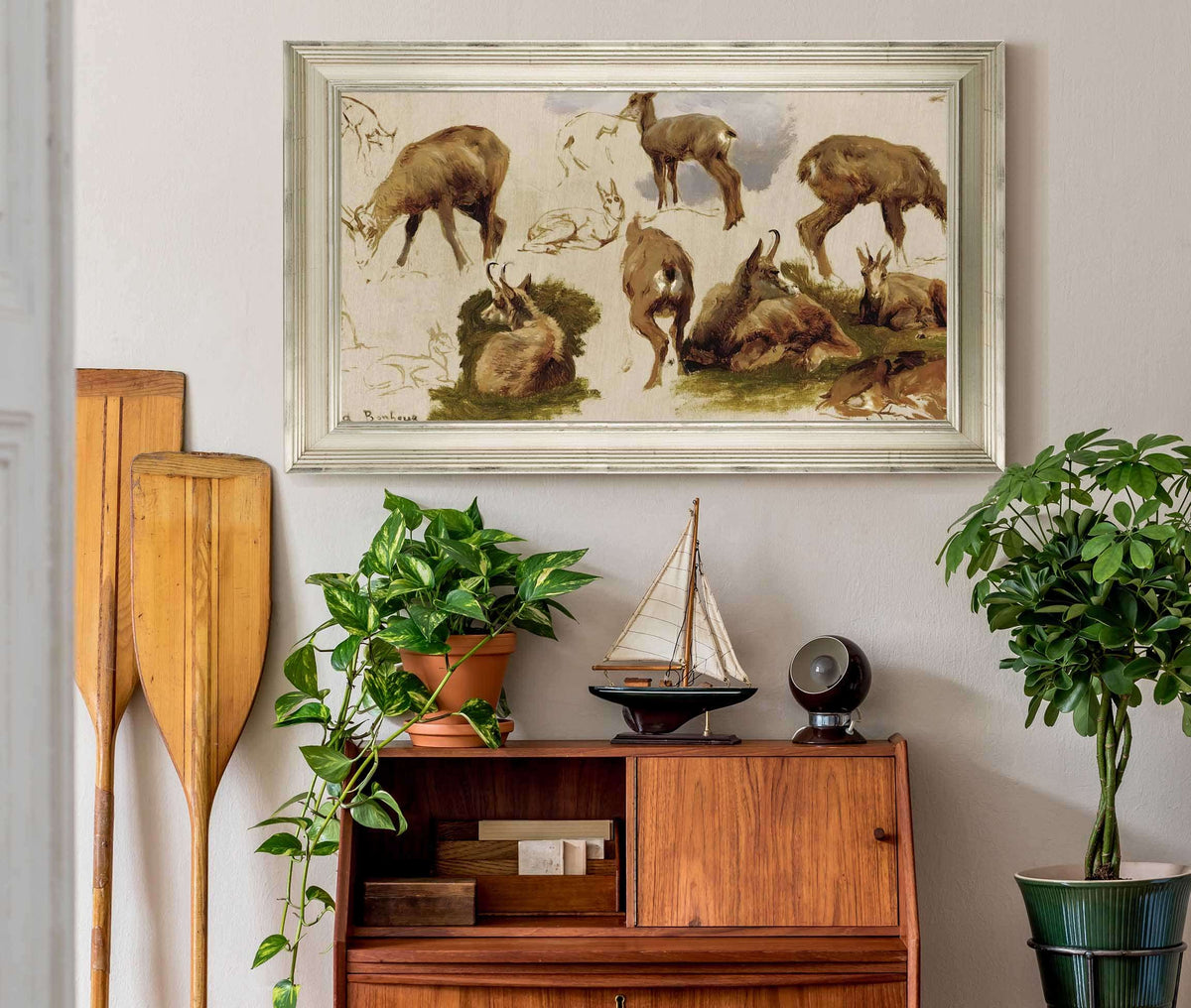 Studies Of An Isard by Rosa Bonheur