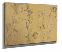 Studies Of Female Nudes by Henri Fantin Latour