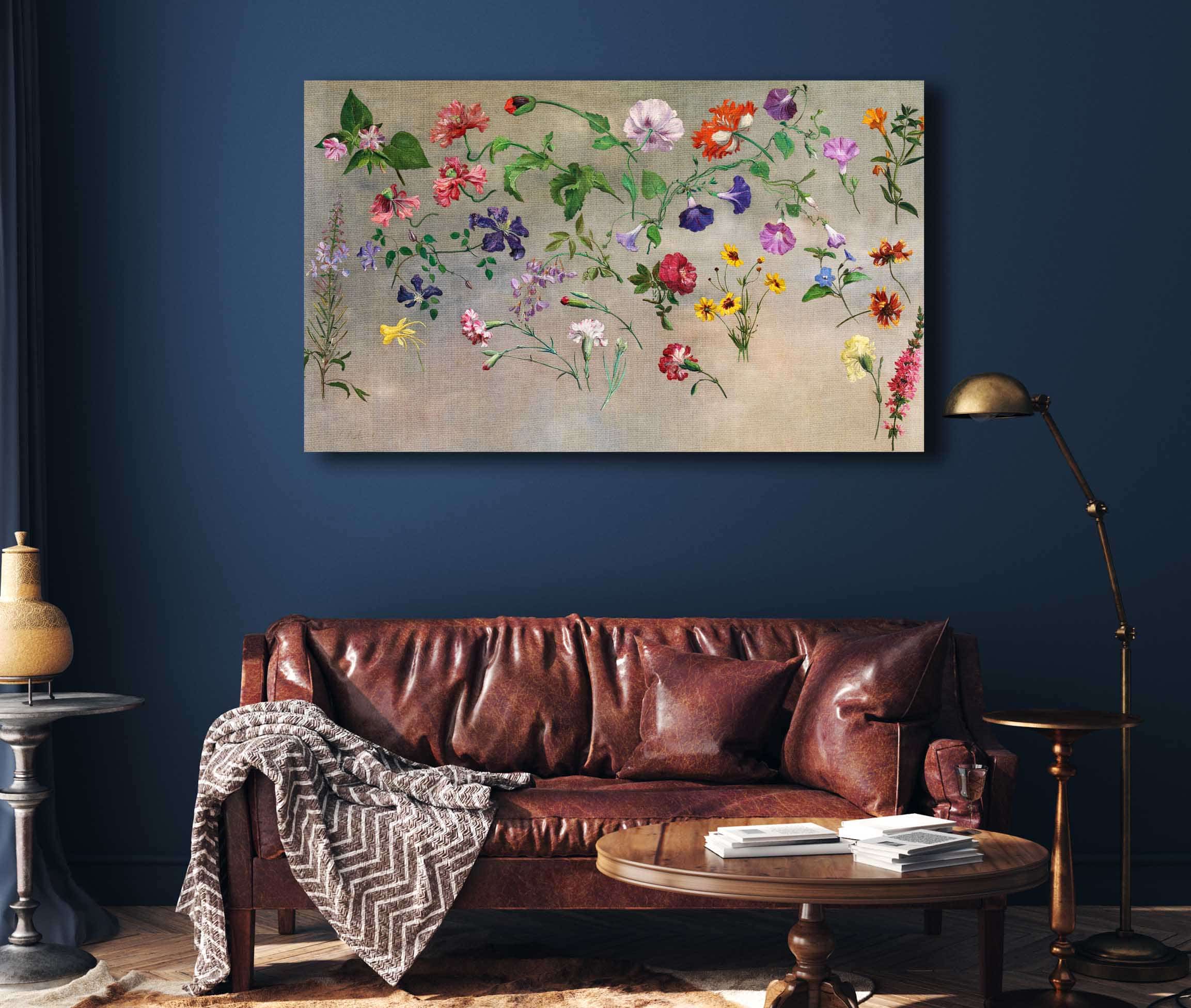 Studies Of Flowers by Jacques Laurent Agasse