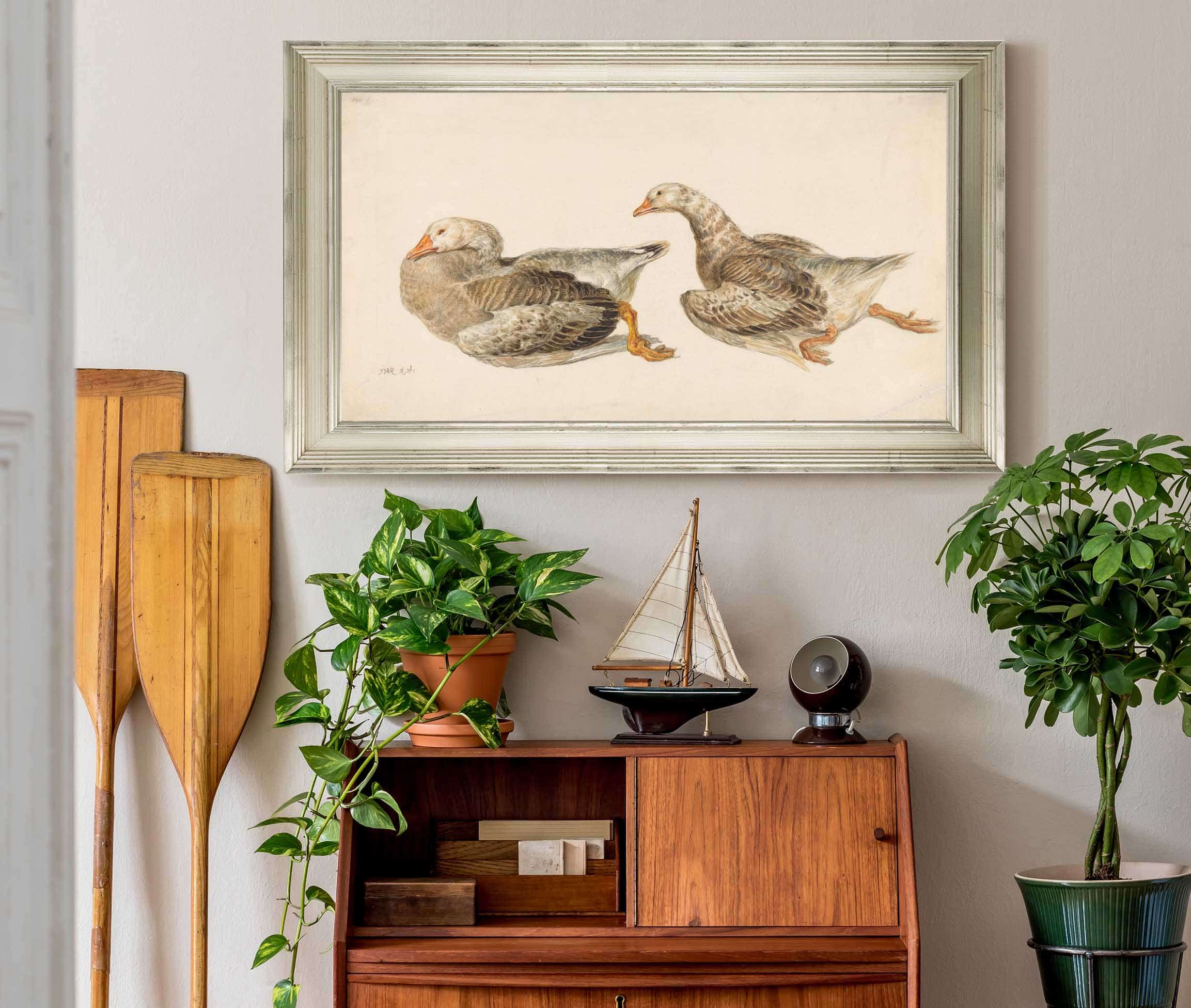Studies Of Geese by James Ward