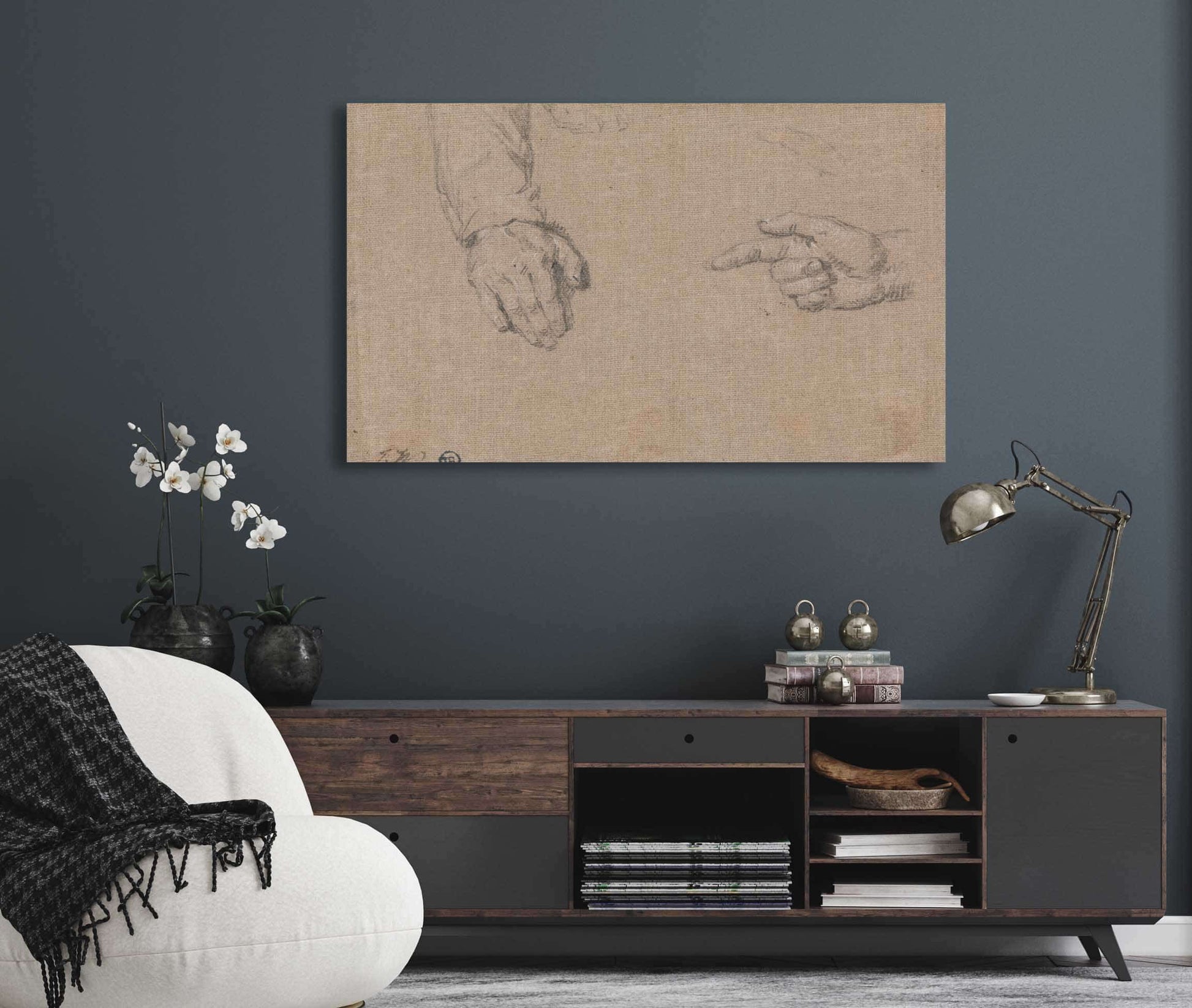 Studies Of Hands by James Ward