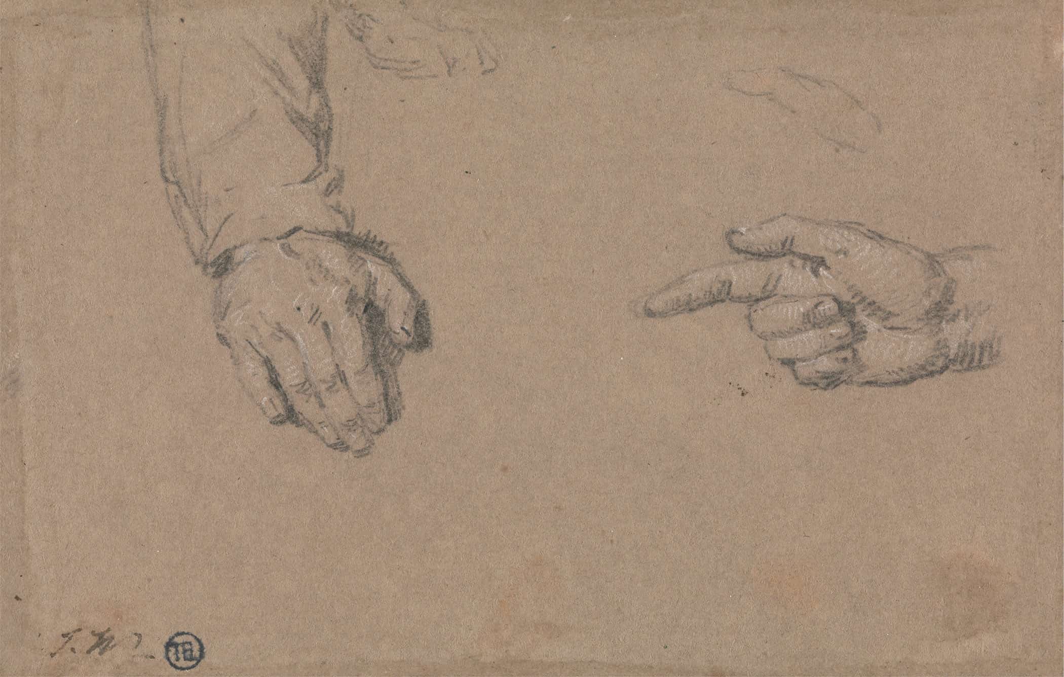 Studies Of Hands by James Ward
