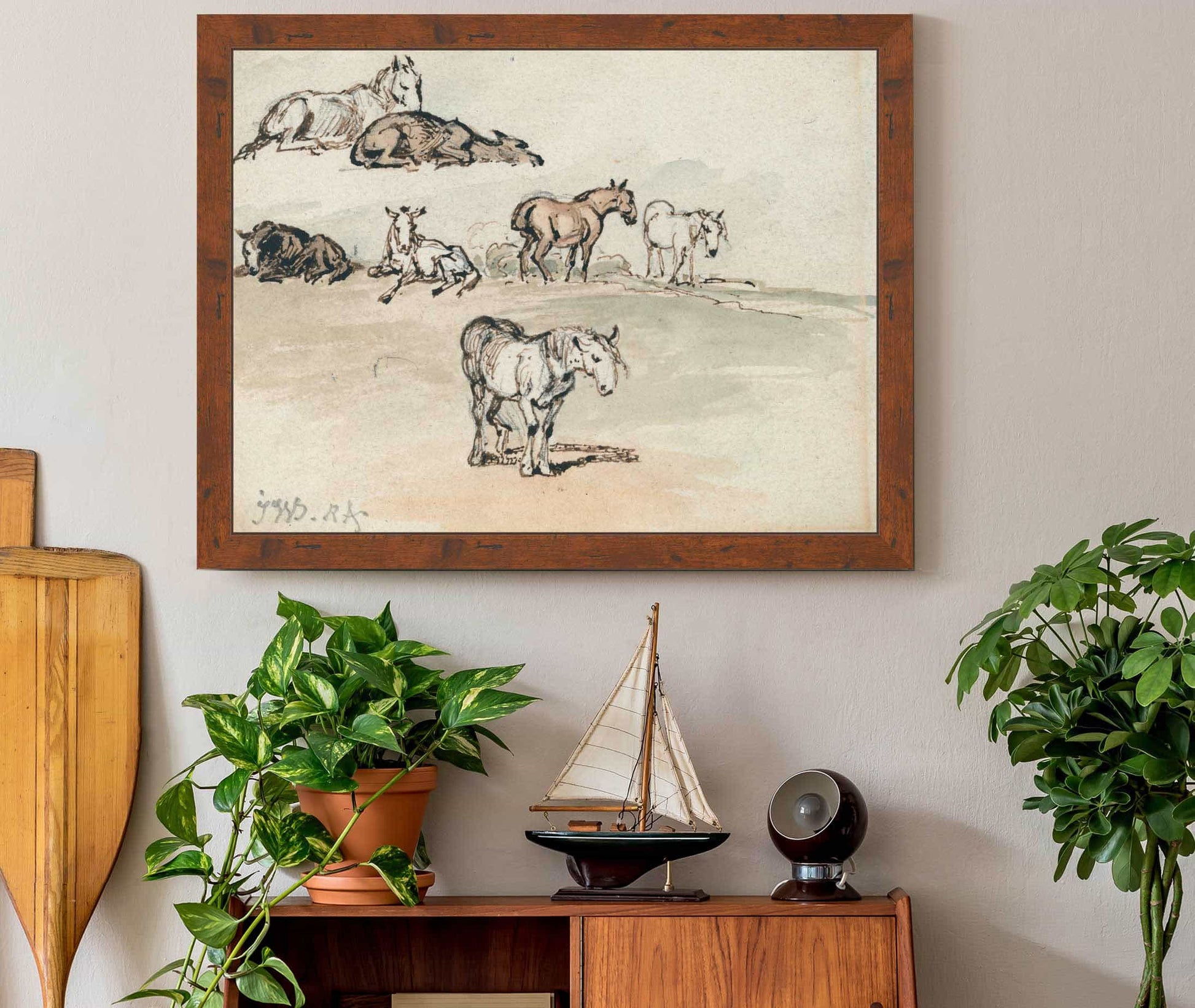 Studies Of Horses by James Ward