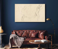 Studies Of Men Running by William Etty