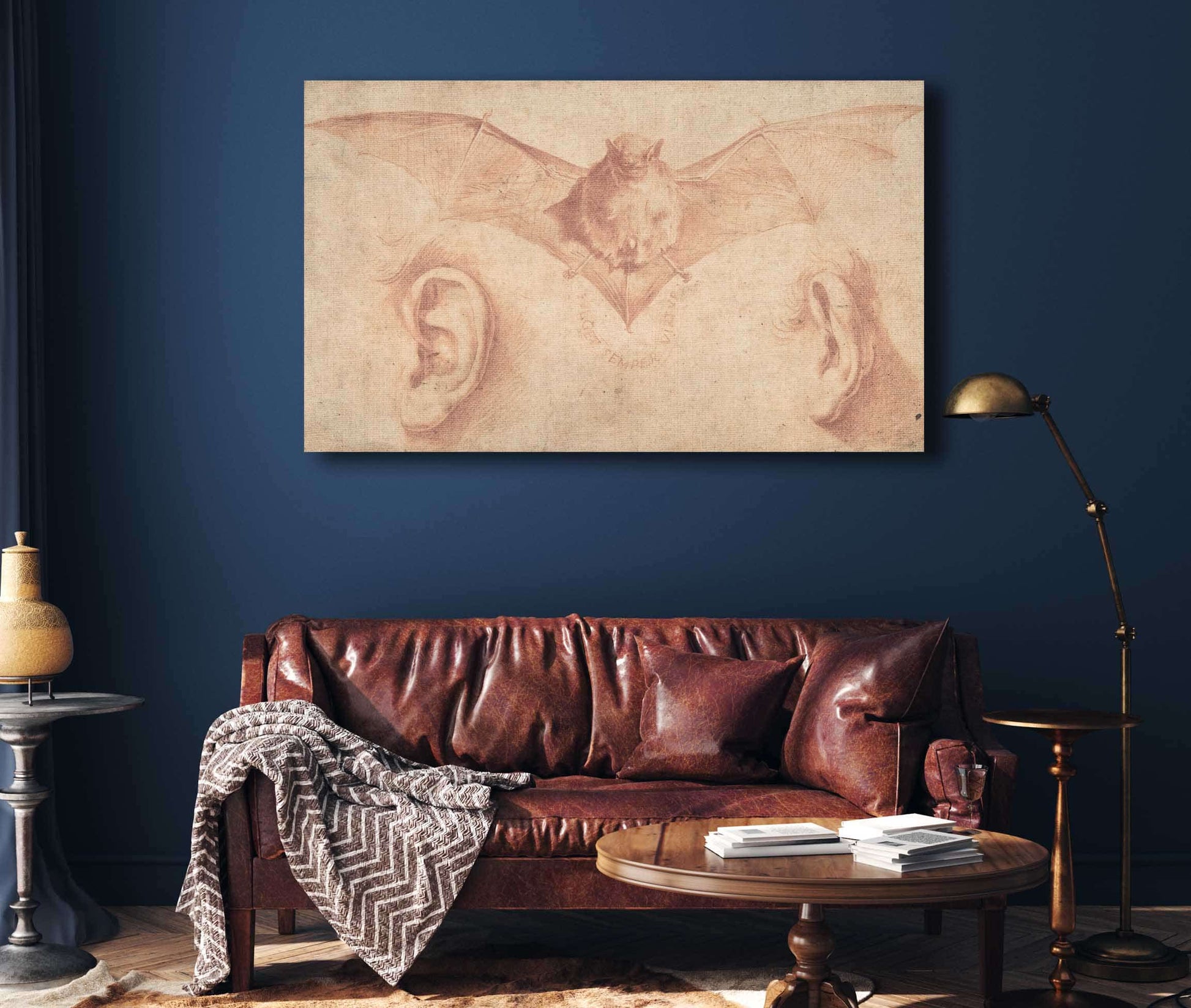 Studies Of Two Ears And Of A Bat by Jusepe De Ribera