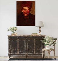 Study Bust Of A Man by Max Liebermann