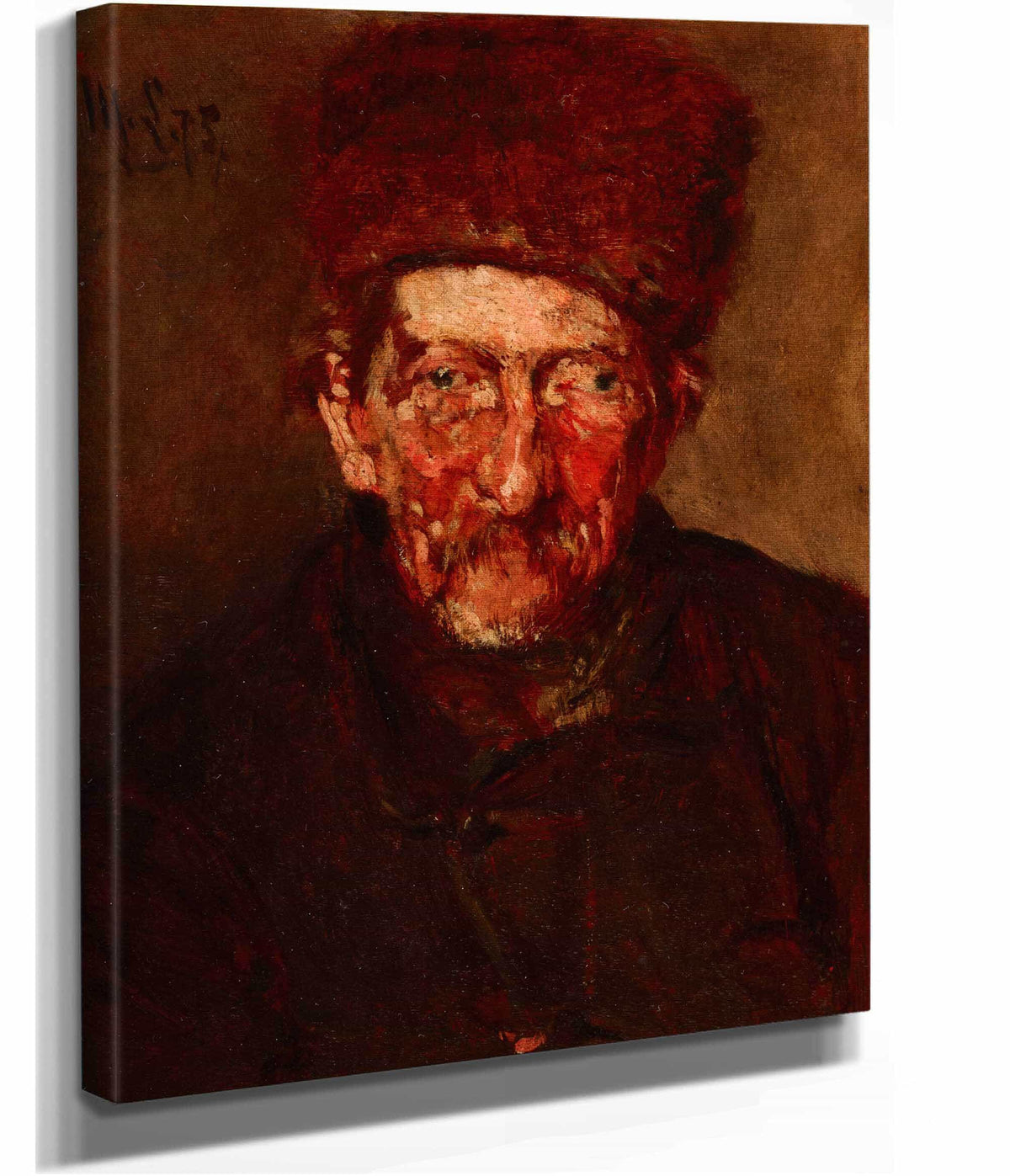 Study Bust Of A Man by Max Liebermann