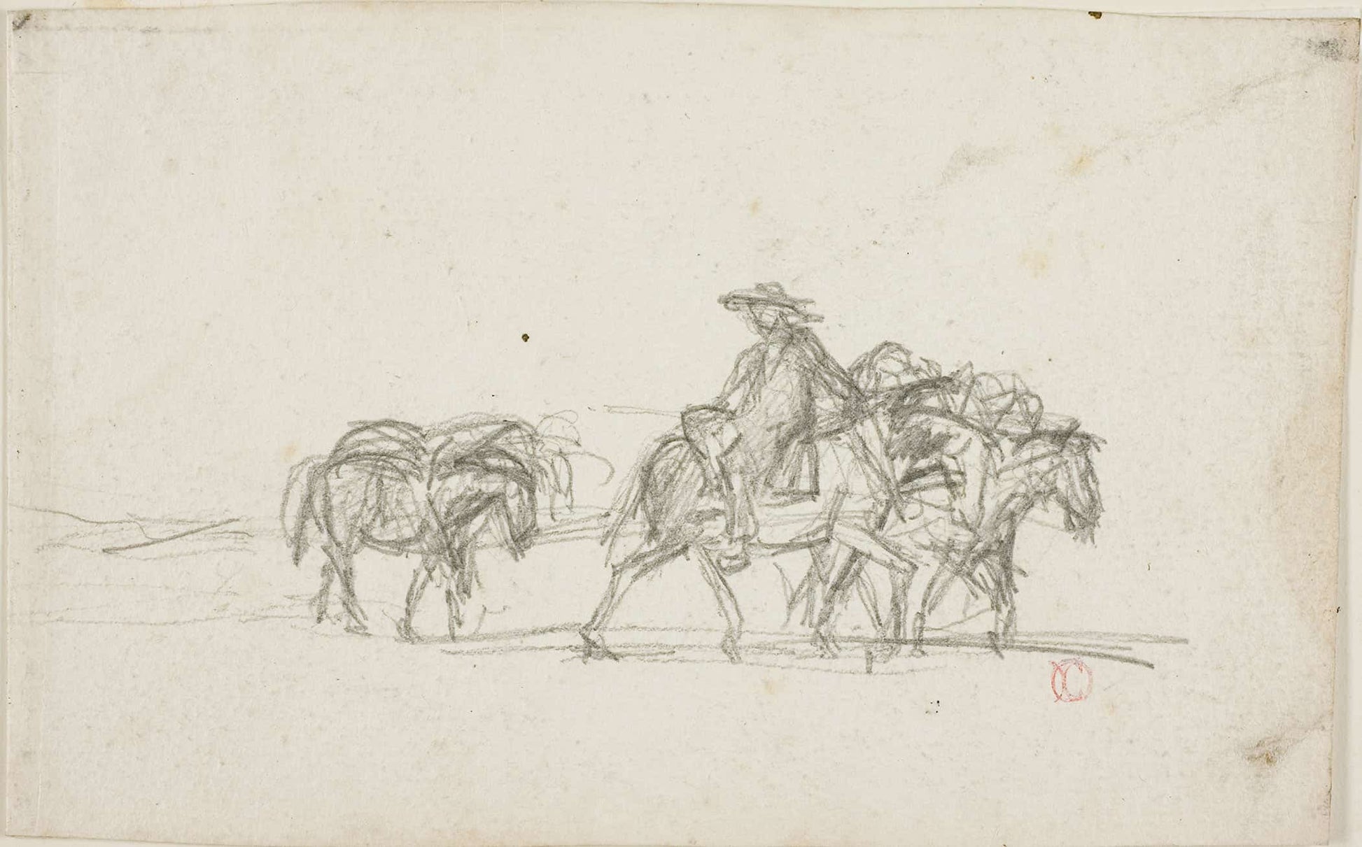 Study by Charles Francois Daubigny