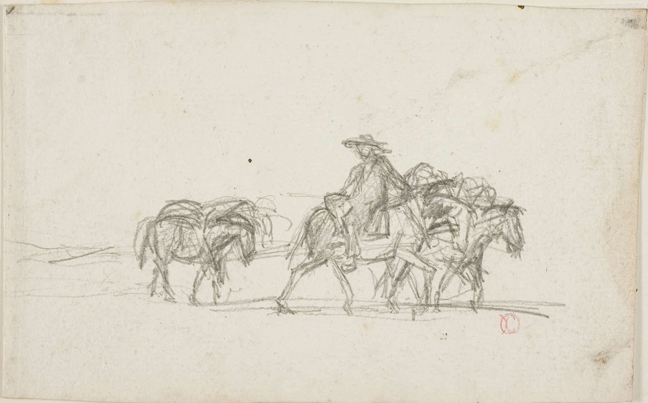 Study by Charles Francois Daubigny
