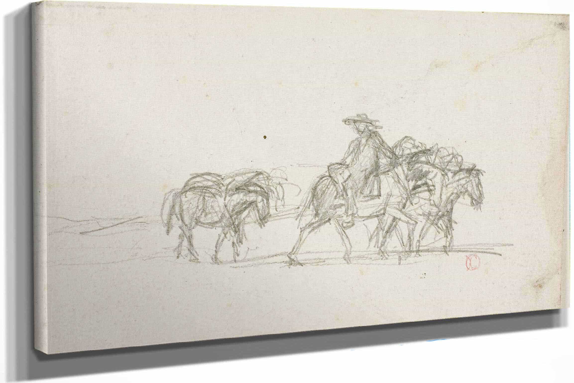 Study by Charles Francois Daubigny