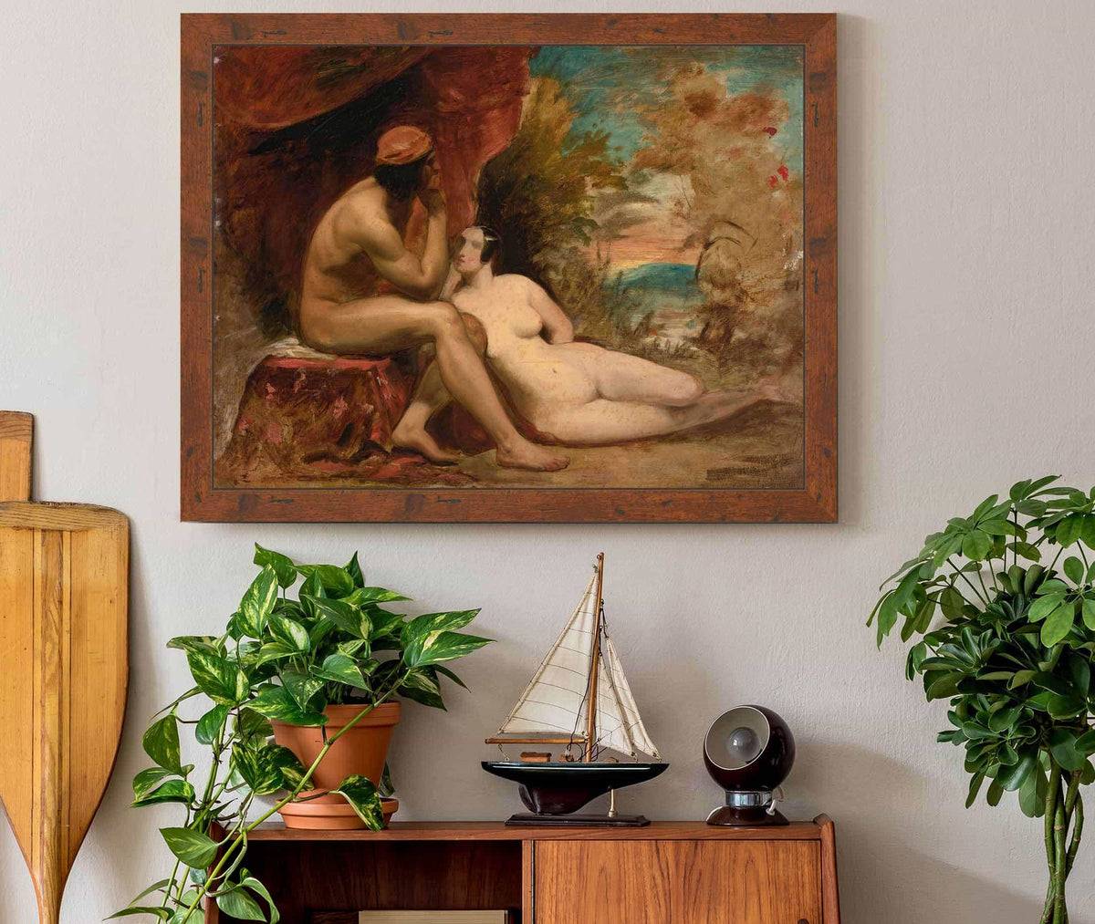 Study For A Family Of The Forests by William Etty