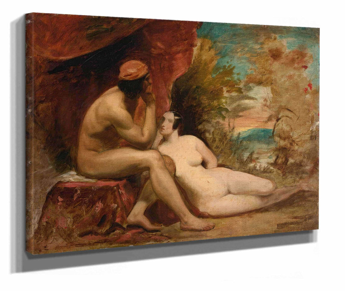 Study For A Family Of The Forests by William Etty