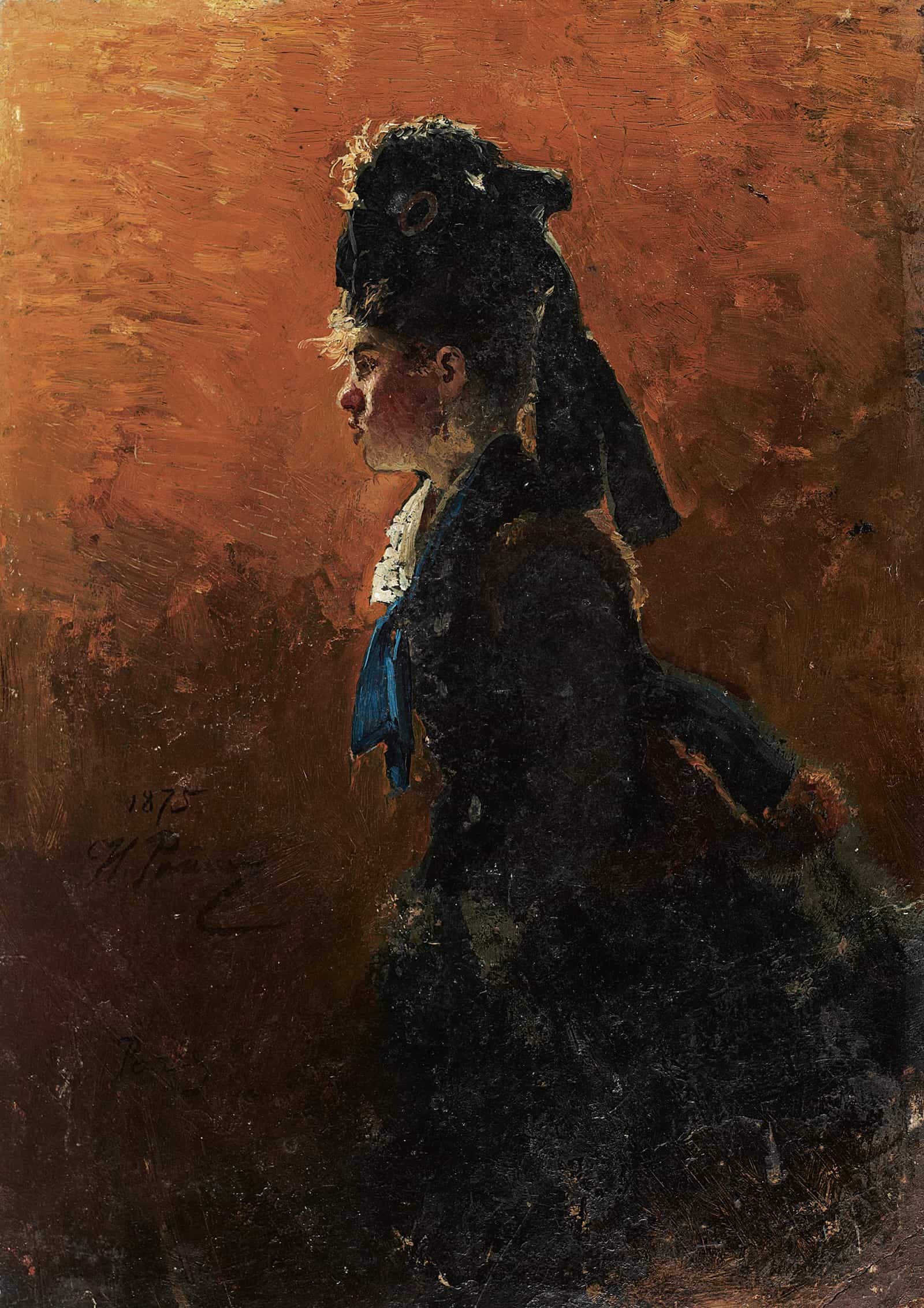 Study For A Parisian Cafe by Ilya Efimovich Repin