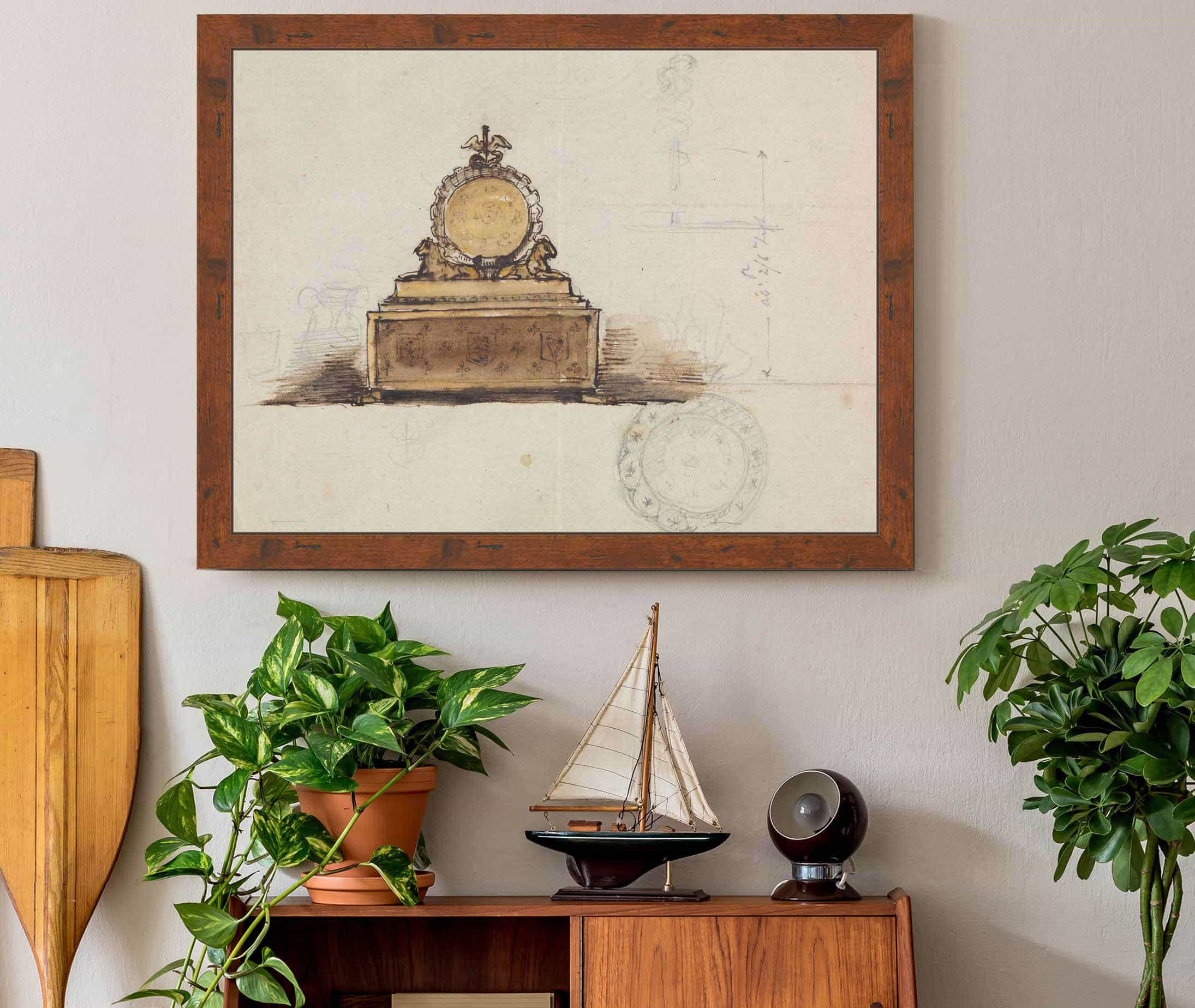 Study For A Piece Of Furniture by Robert Smirke