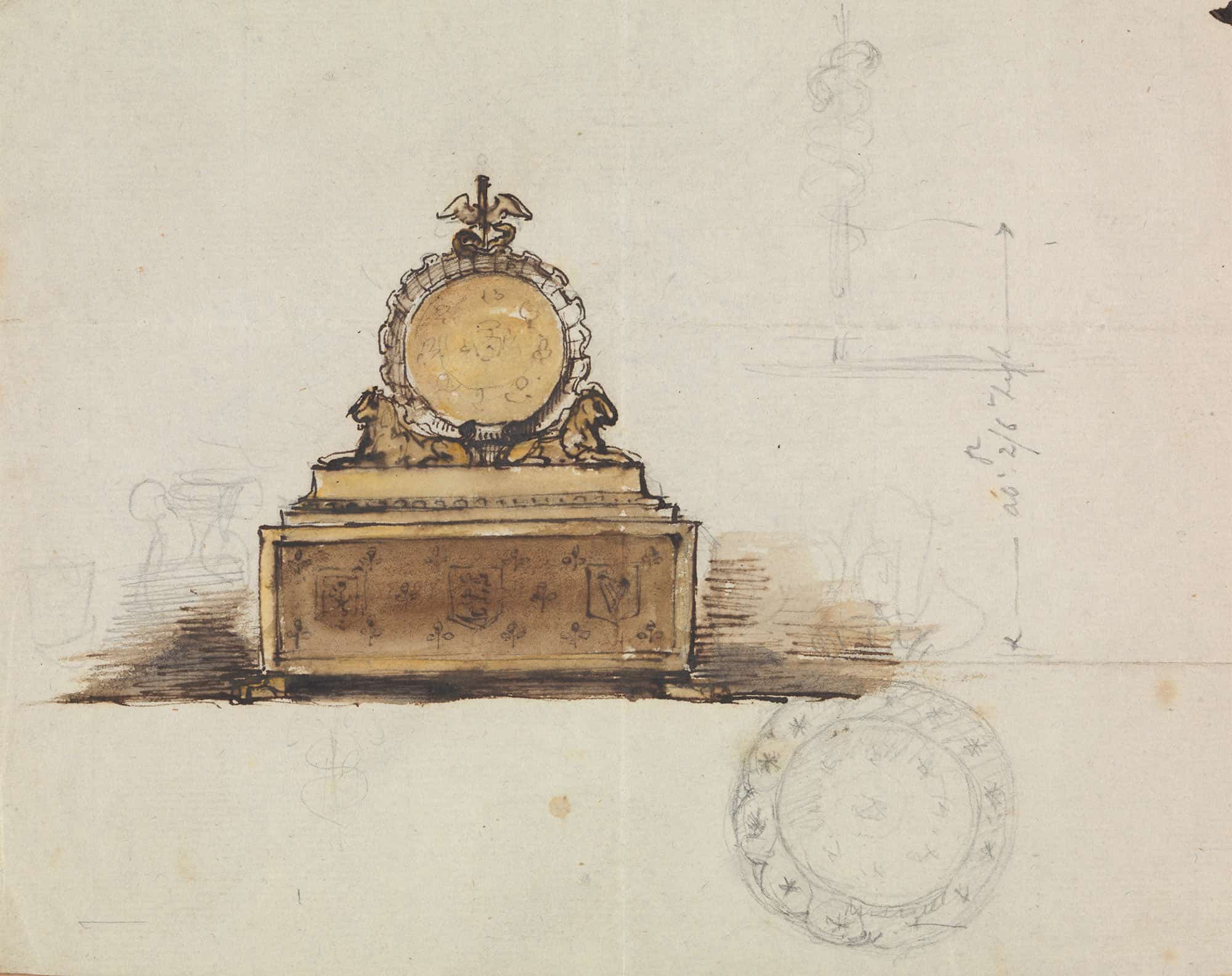 Study For A Piece Of Furniture by Robert Smirke
