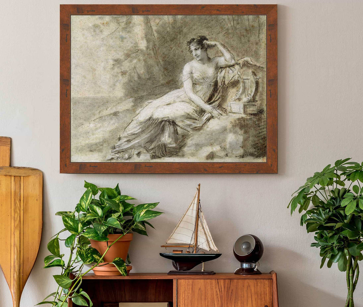 Study For A Portrait Of Empress Josephine by Pierre Paul Prudhon