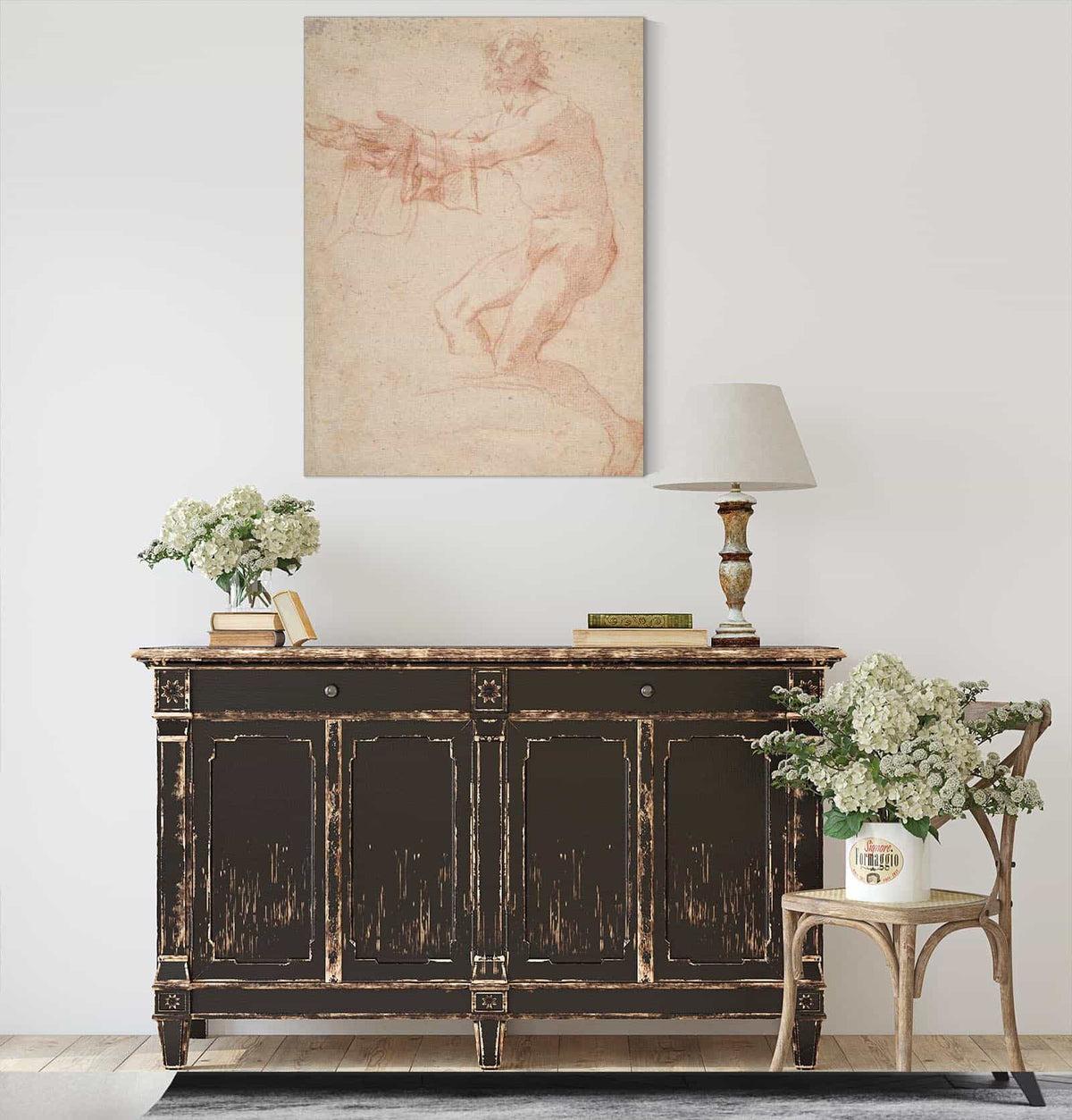 Study For A Raising Of Lazarus   by Salvator Rosa