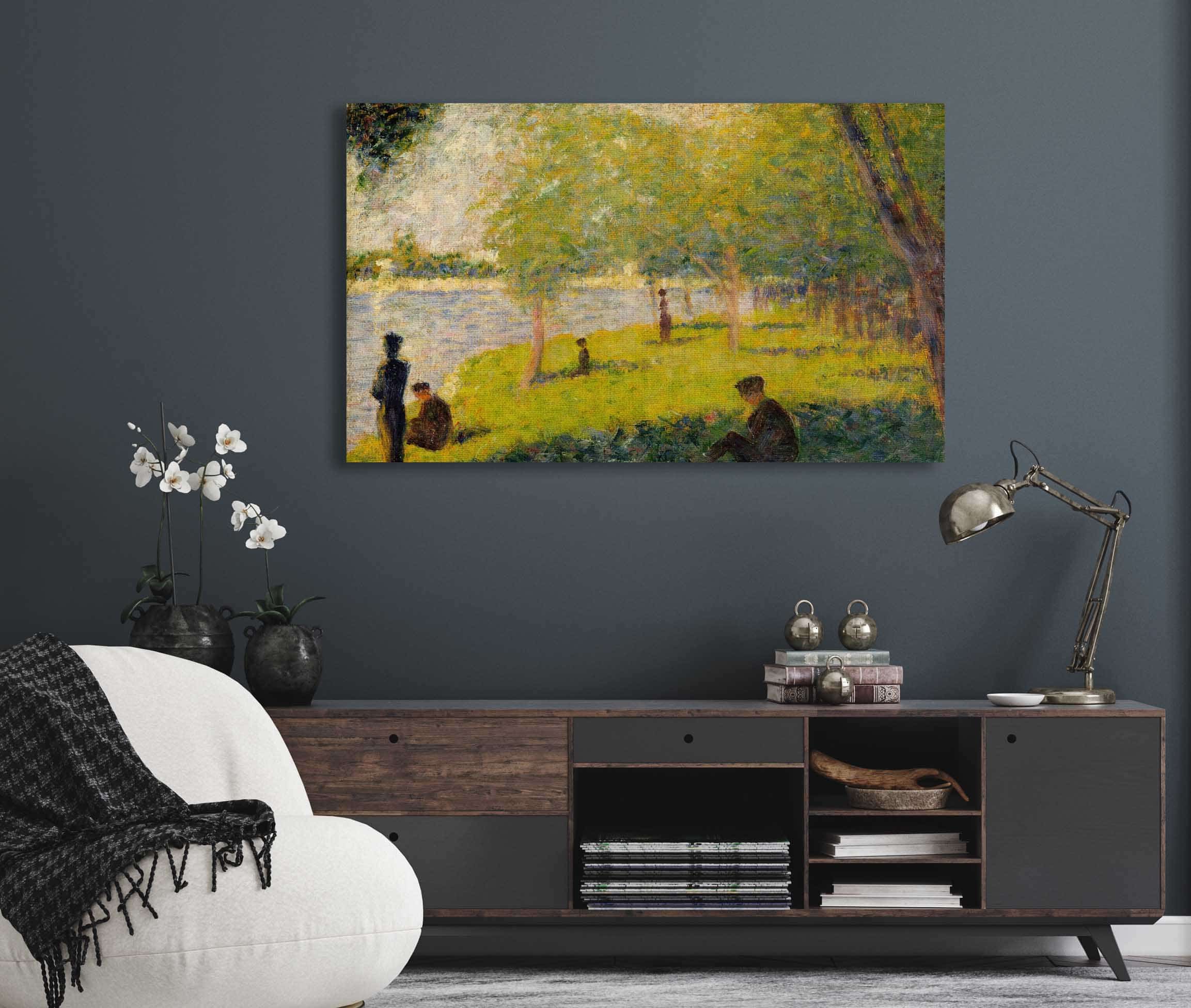 Study For A Sunday On La Grande Jatte by Georges Seurat