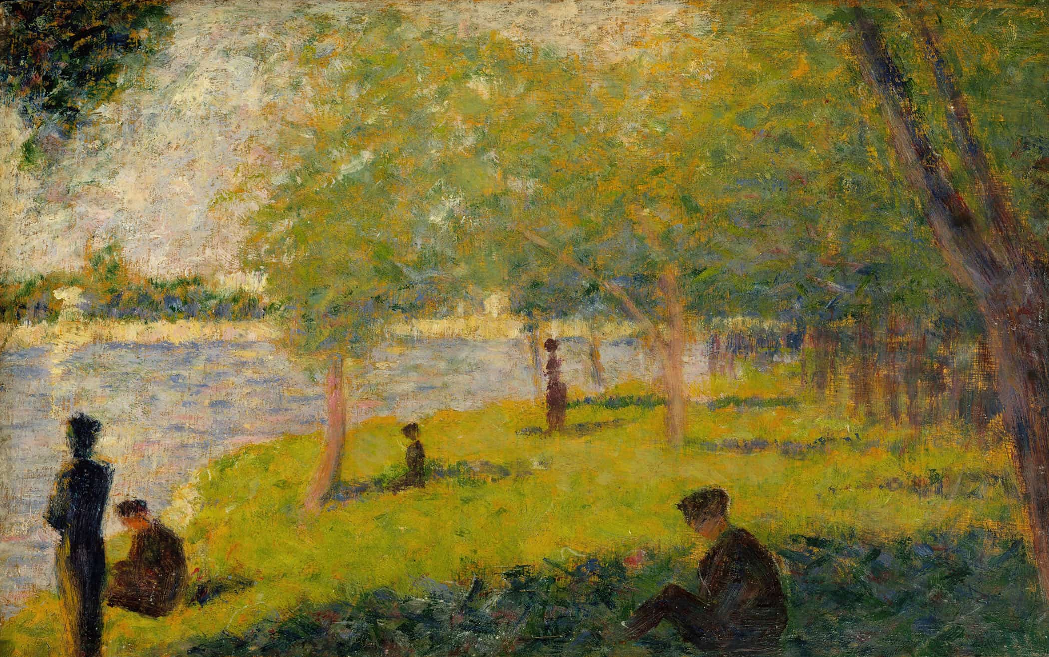 Study For A Sunday On La Grande Jatte by Georges Seurat
