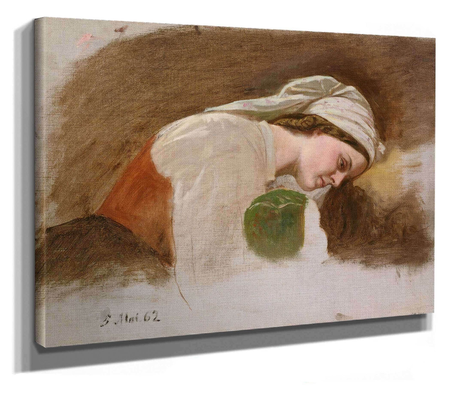 Study For After The Fight by Adolph Tidemand