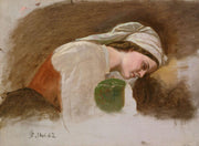 Study For After The Fight by Adolph Tidemand