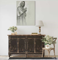 Study For Arthurs Round Table From The Quest Of The Holy Grail by Edwin Austin Abbey