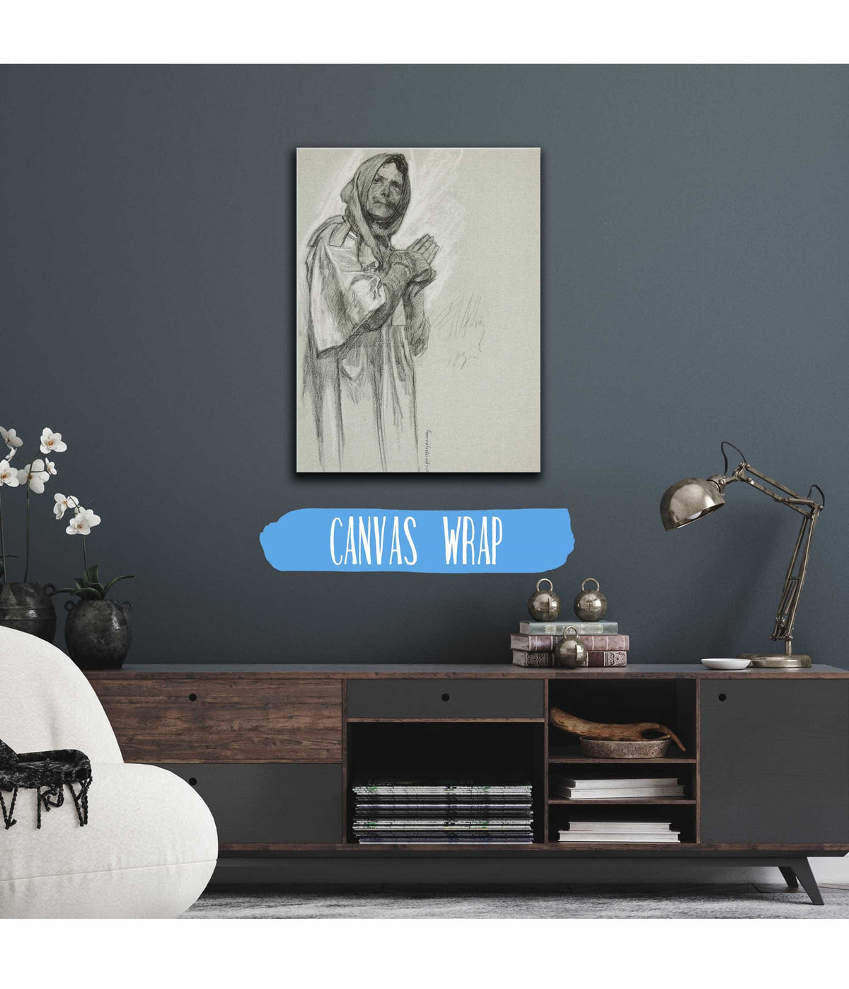 Study For Arthurs Round Table From The Quest Of The Holy Grail by Edwin Austin Abbey