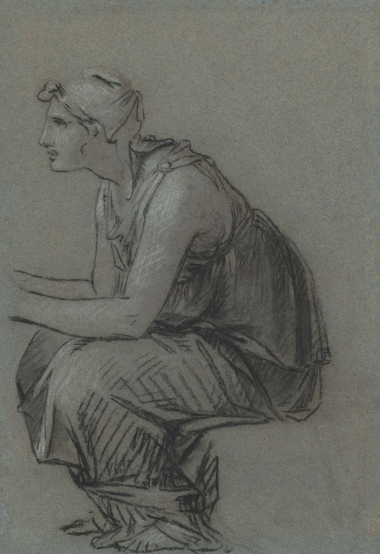Study For Astyanaxs Nurse by Pierre Paul Prudhon