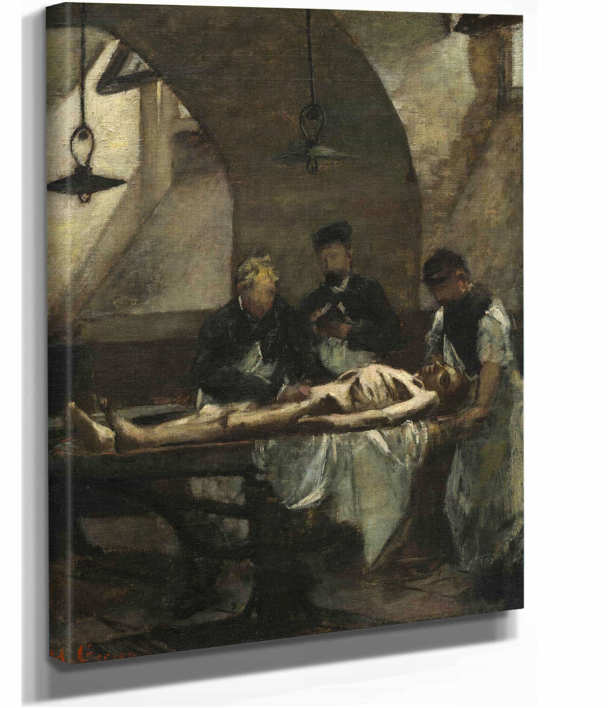 Study For Autopsy At The Hotel Dieu by Henri Gervex