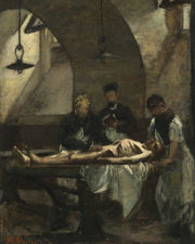 Study For Autopsy At The Hotel Dieu by Henri Gervex