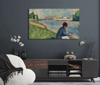 Study For Bathers At Asnieres by Georges Seurat