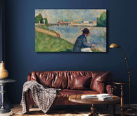 Study For Bathers At Asnieres by Georges Seurat