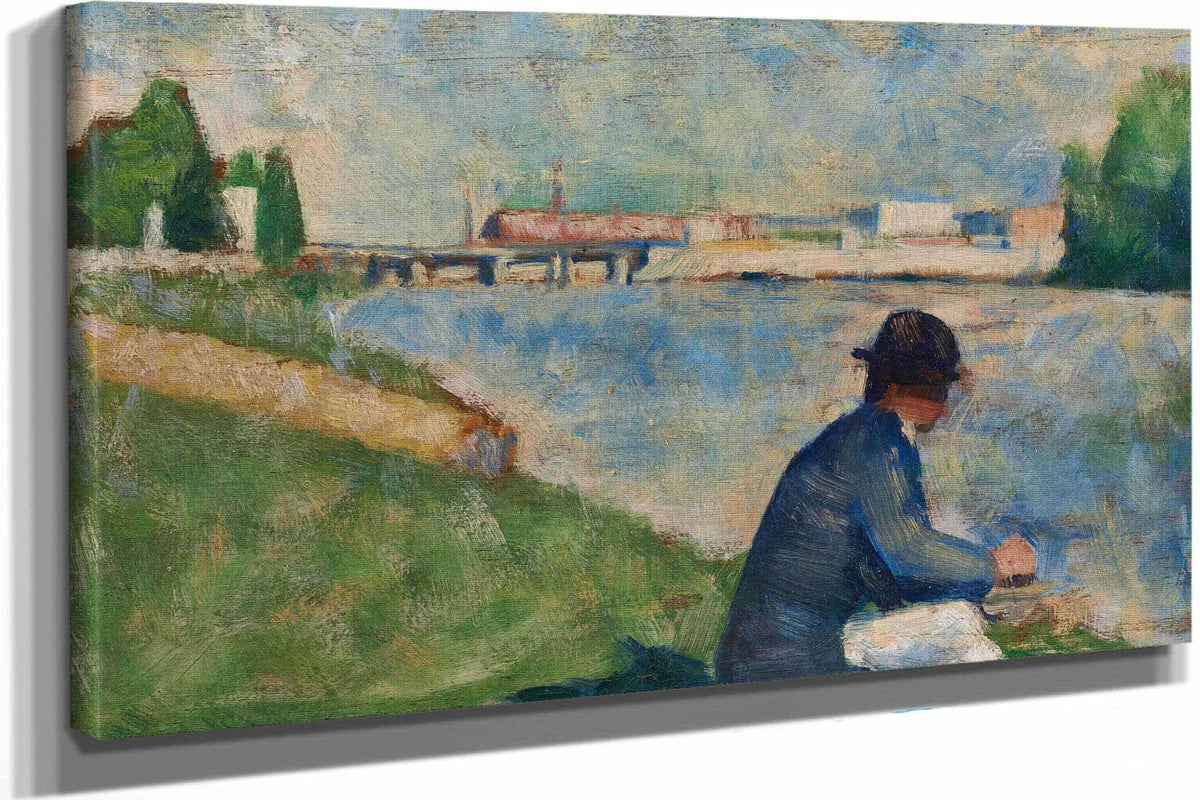 Study For Bathers At Asnieres by Georges Seurat