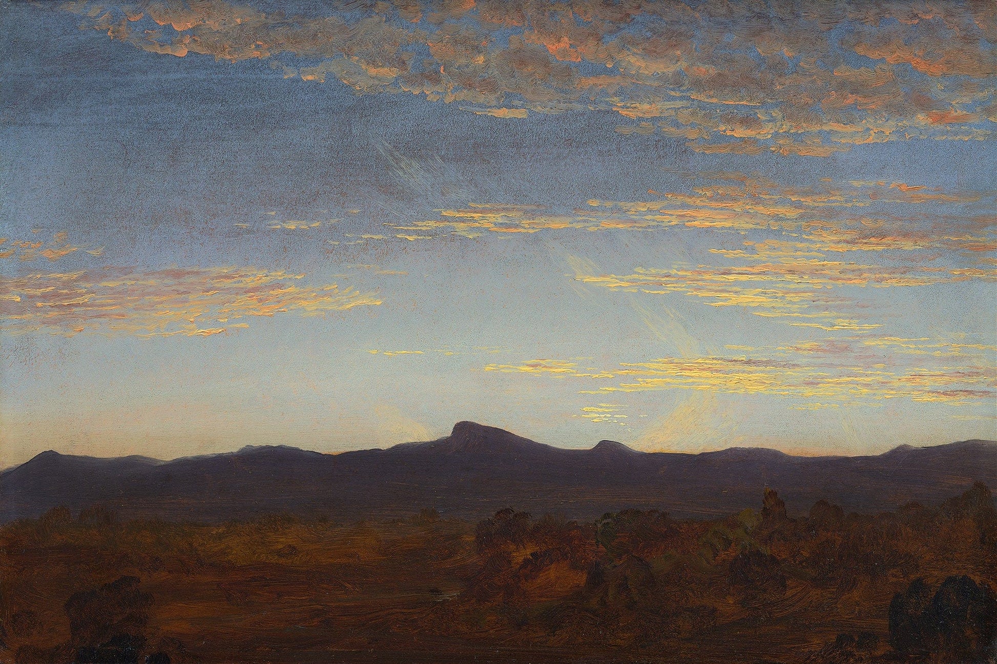 Study For Catskill Creek by Thomas Cole