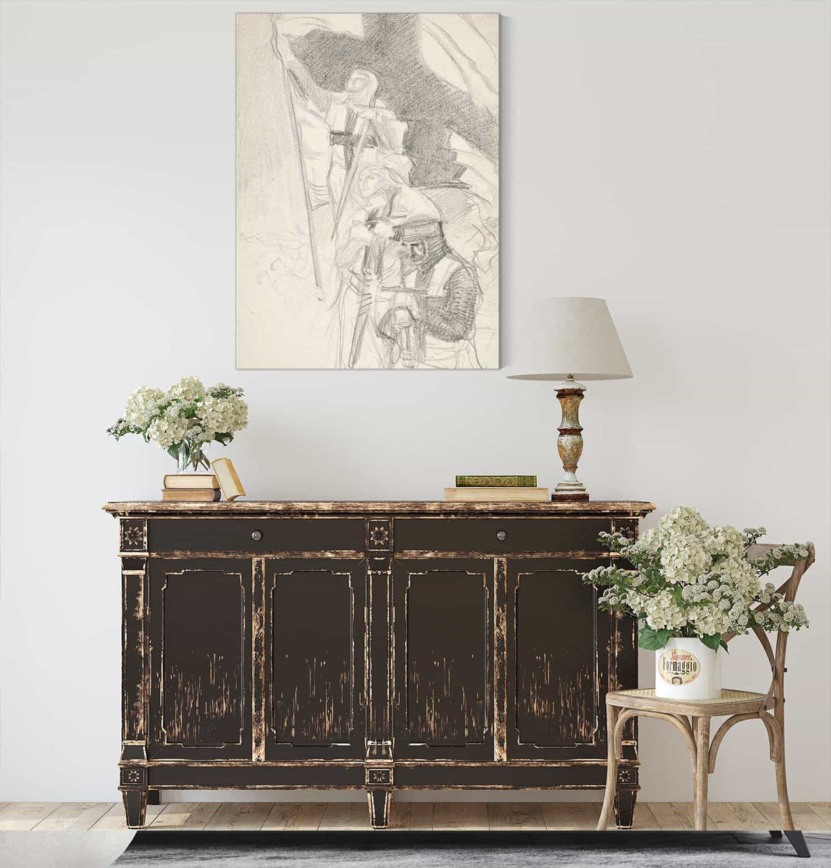 Study For Crusaders Sighting Jerusalem by Edwin Austin Abbey