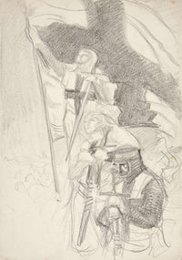 Study For Crusaders Sighting Jerusalem by Edwin Austin Abbey