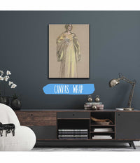 Study For Fiamettas Song Oil Painting by Edwin Austin Abbey