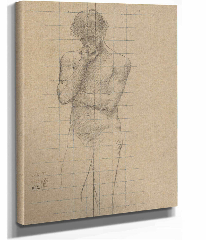 Study For Geometry In The Sorbonne   by Pierre Puvis De Chavannes