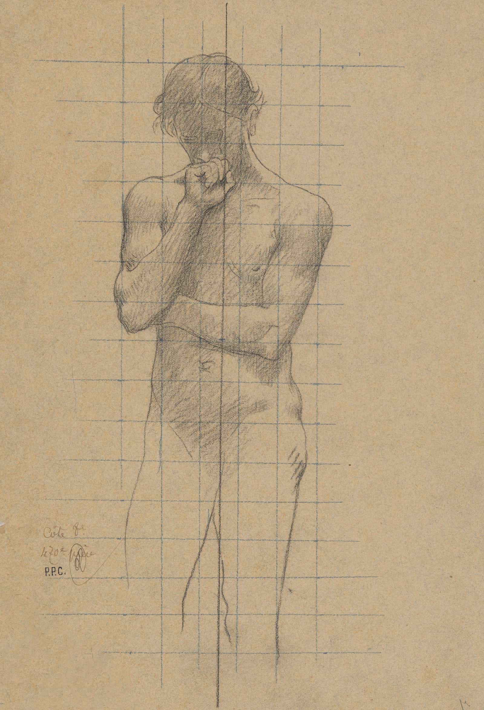Study For Geometry In The Sorbonne   by Pierre Puvis De Chavannes