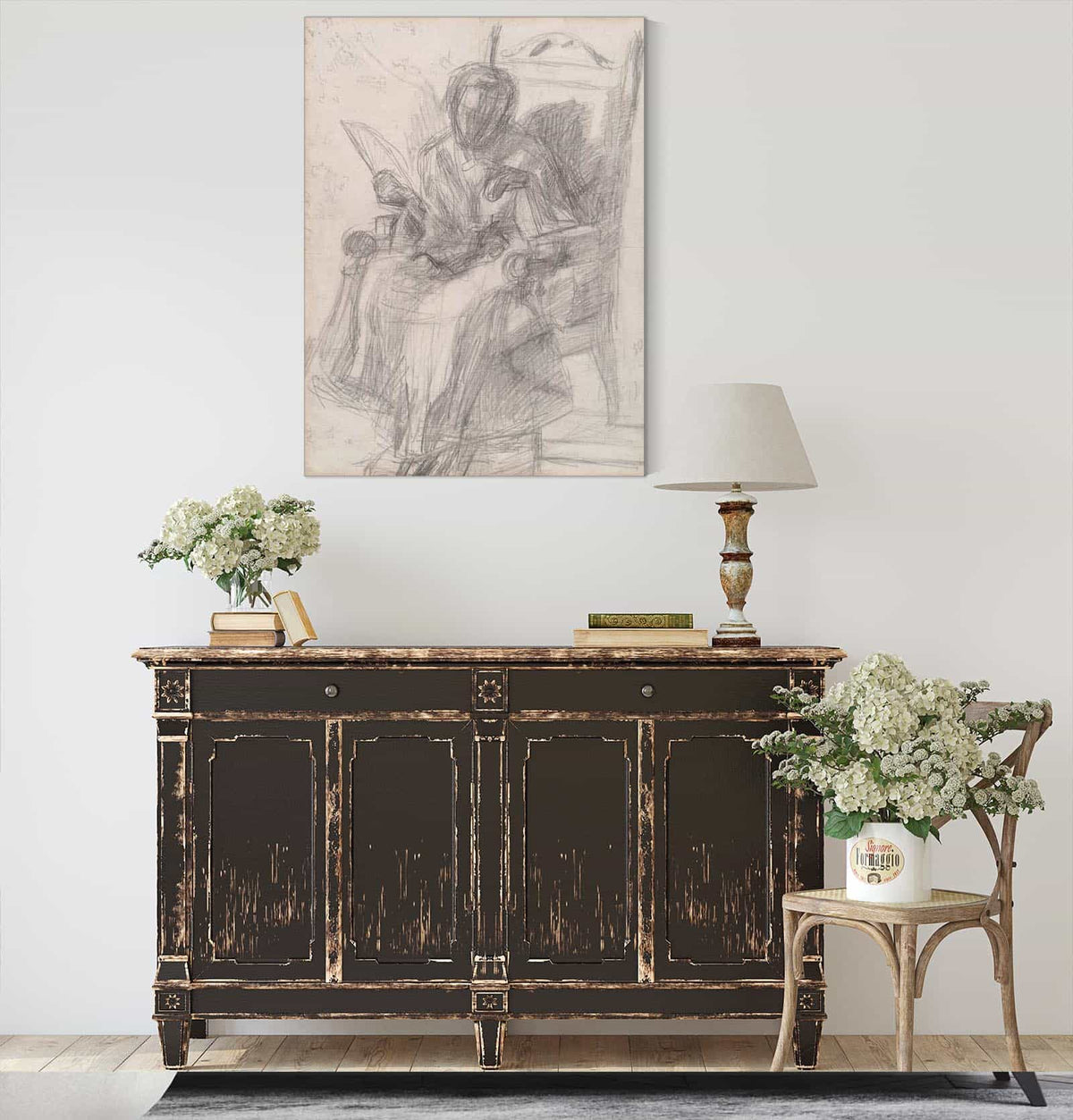 Study For Girl With Cat Katherine by Thomas Eakins