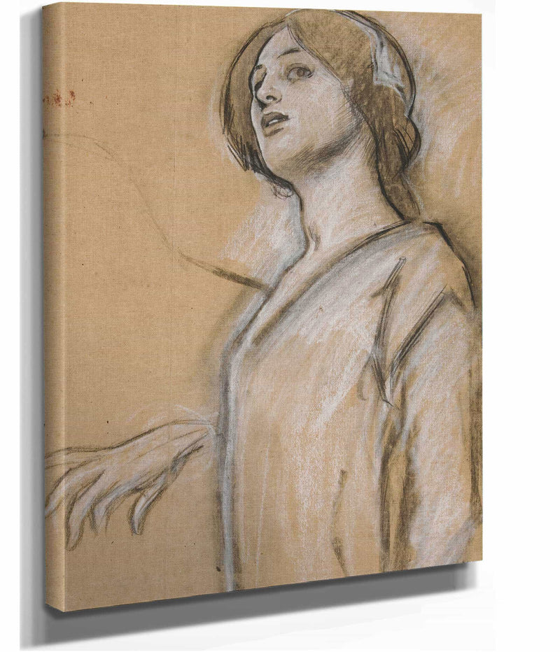 Study For Isabella The Catholic Oil Painting by Edwin Austin Abbey